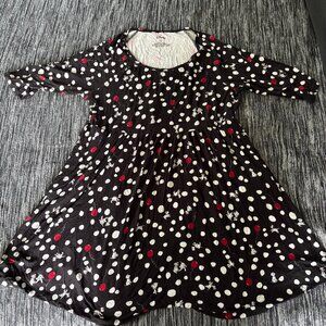 Torrid Disney 101 Dalmatians Dalmations Dress Black Polka Dot